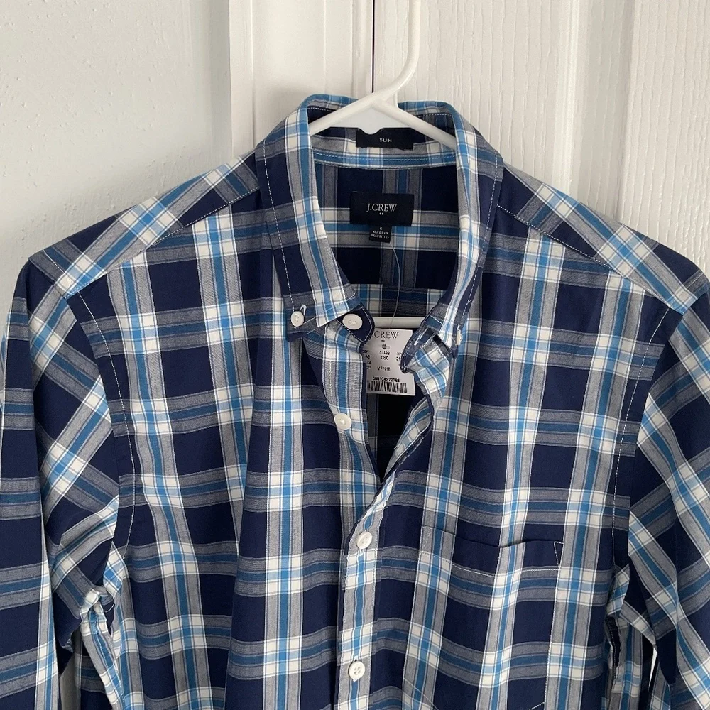 J Crew NWT Men’s Shirt Size S Slim - Picture 1 of 5
